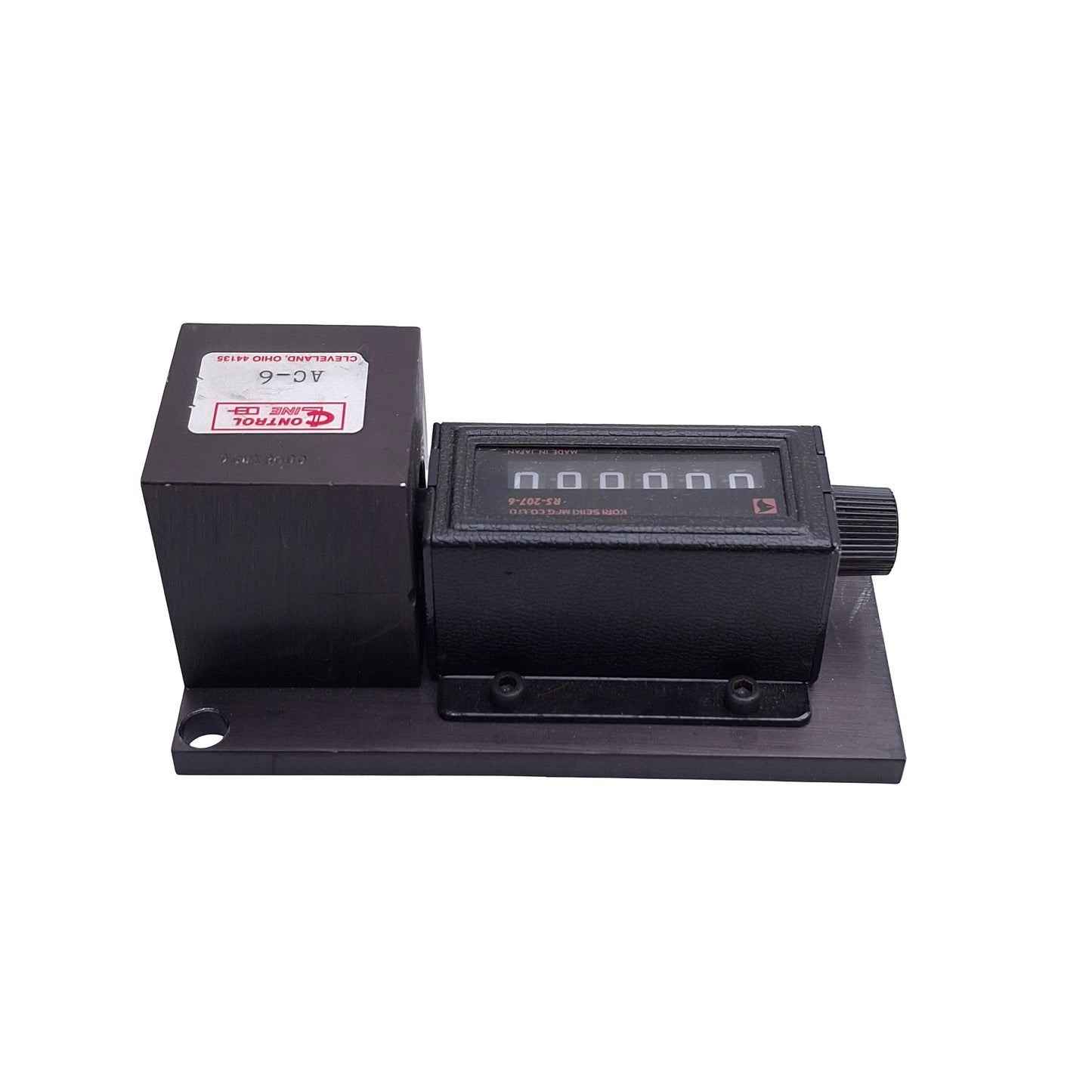 Used Control Line AC-6 Pneumatic Totalizer, 25-125psi, 300 Counts/Min 6-Digit 1/8 NPT