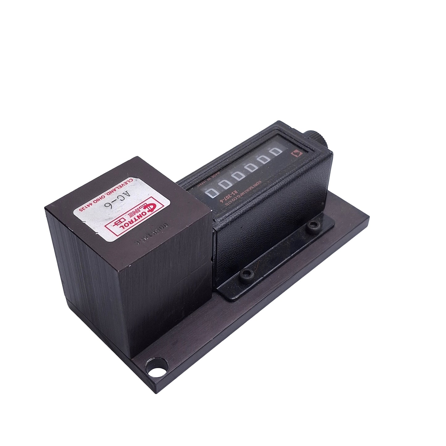 Used Control Line AC-6 Pneumatic Totalizer, 25-125psi, 300 Counts/Min 6-Digit 1/8 NPT