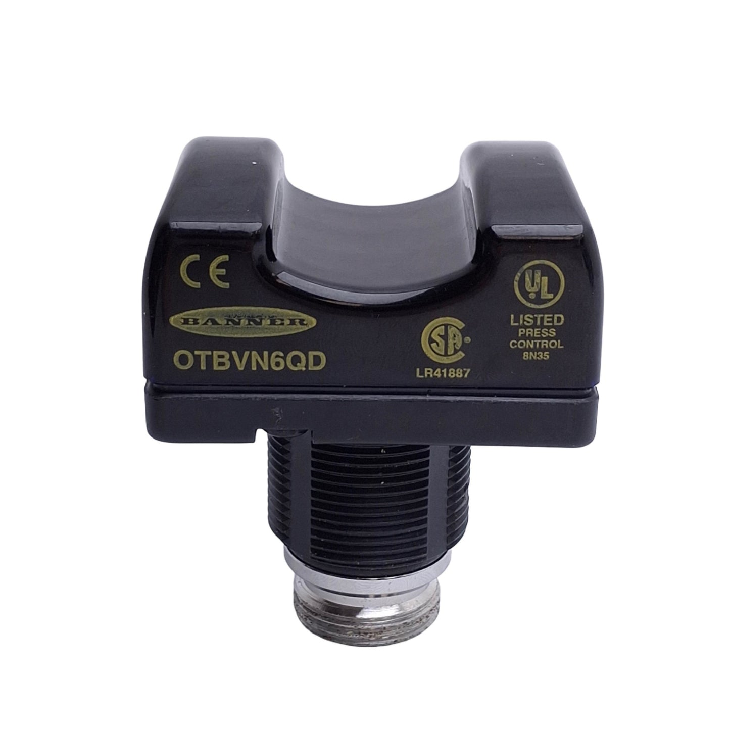 Used Banner OTBVN6QD Optical Touch Button, Momentary Action, Supply: 10-30VDC