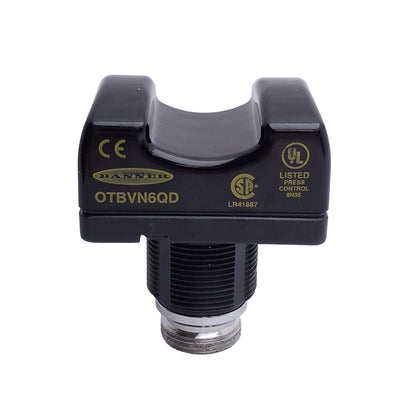 Used Banner OTBVN6QD Optical Touch Button, Momentary Action, Supply: 10-30VDC