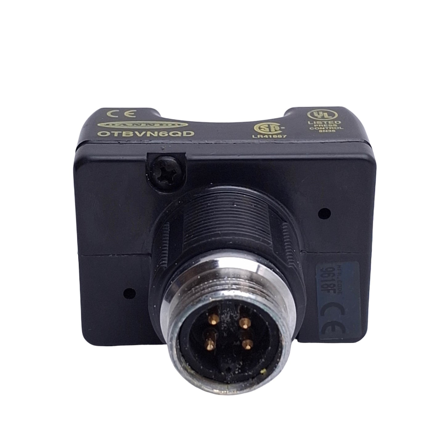 Used Banner OTBVN6QD Optical Touch Button, Momentary Action, Supply: 10-30VDC