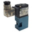 Used Mac 45A-DDAJ-1KJ Solenoid Valve, 4/2-Way, #10-32, Vac-120psi, 0.15Cv, 24VDC Coil