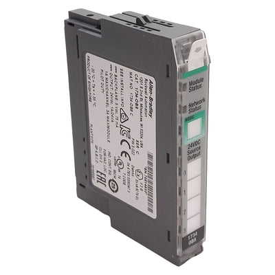 Used Allen Bradley 1734-OB8 Ser C POINT I/O Digital Output Module, 8-Point, 24VDC
