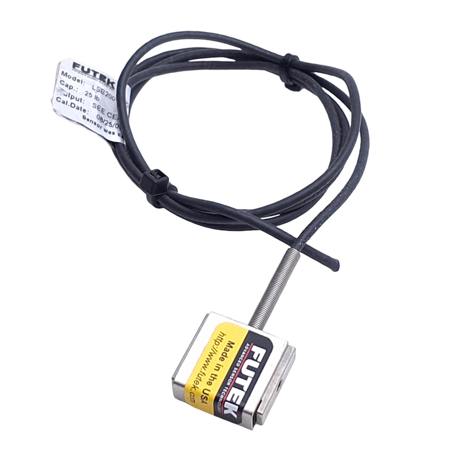 Used Futek LSB200 S-Beam 25lbs Load Cell, Supply Voltage: 10VAC/DC Max Output: 2mV