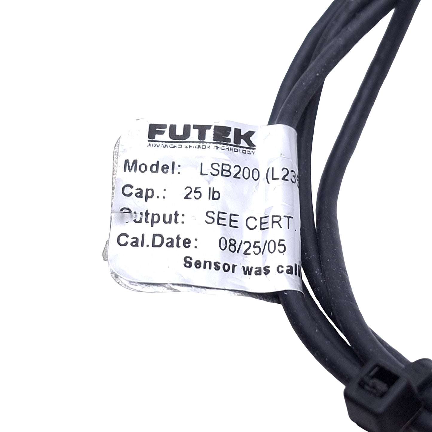 Used Futek LSB200 S-Beam 25lbs Load Cell, Supply Voltage: 10VAC/DC Max Output: 2mV