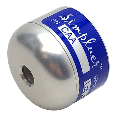 Used Blockwise CAA Simpluer Panel-Mount Luer Fitting Quick Connector, #10-32, 80psi