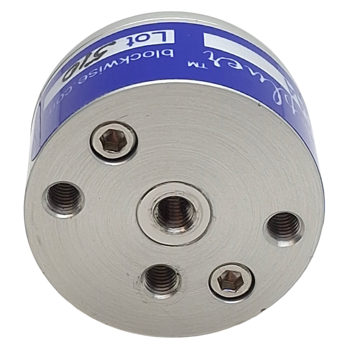 Used Blockwise CAA Simpluer Panel-Mount Luer Fitting Quick Connector, #10-32, 80psi