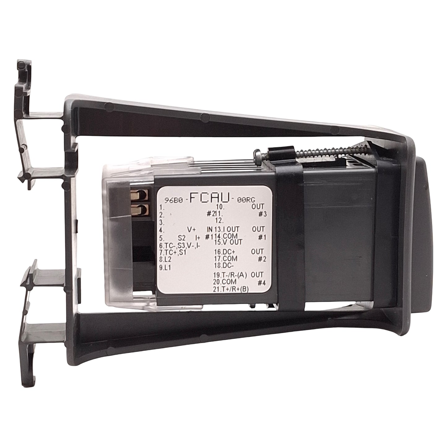 Used Watlow 96B0-FCAU-00RG Temperature Controller w/ Bracket, 24-28VAC/DC, 1/16 DIN