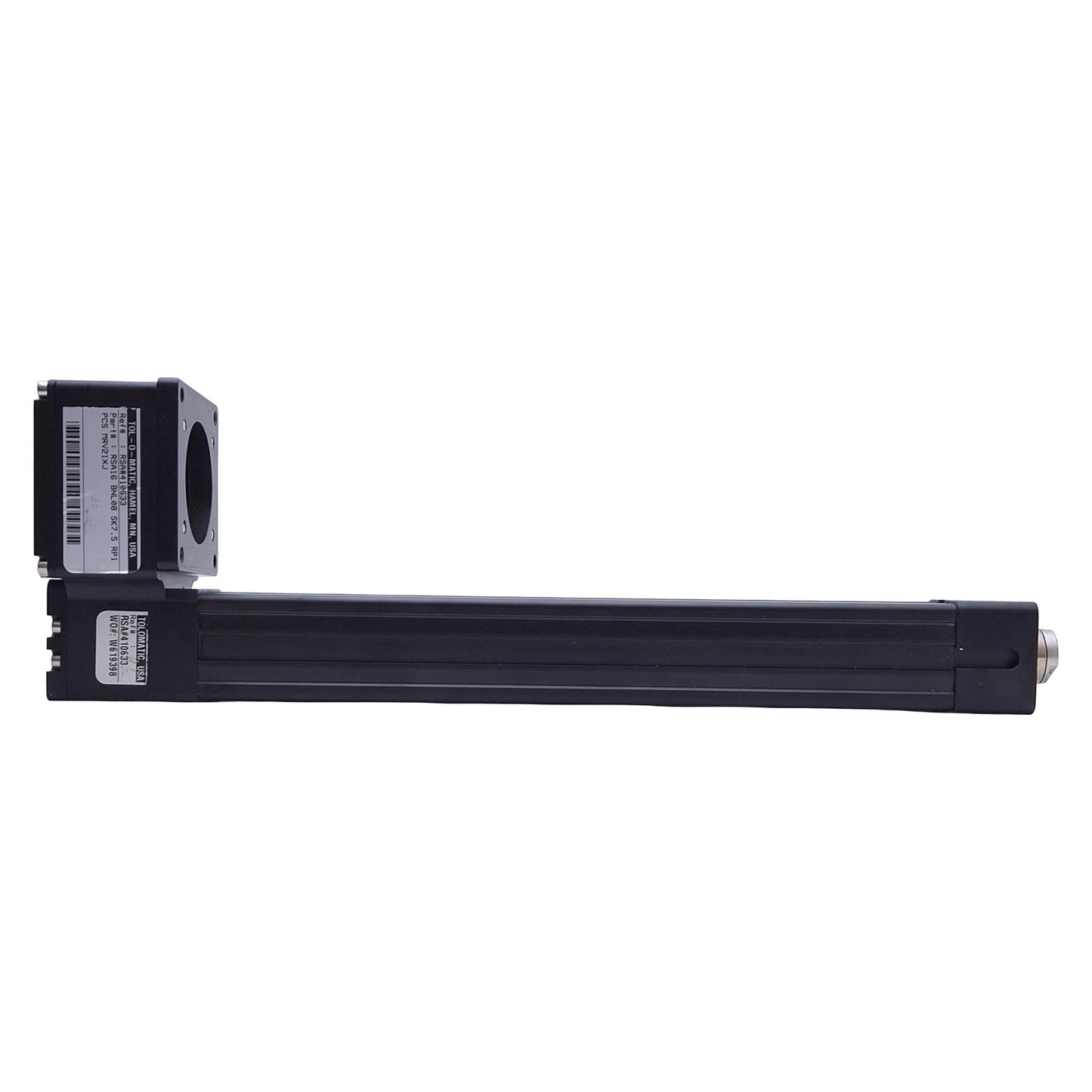 Used Tolomatic RSA16 BNL08 SK7.5 RP1 Electric Rod-Style Linear Actuator, 7.5" Stroke