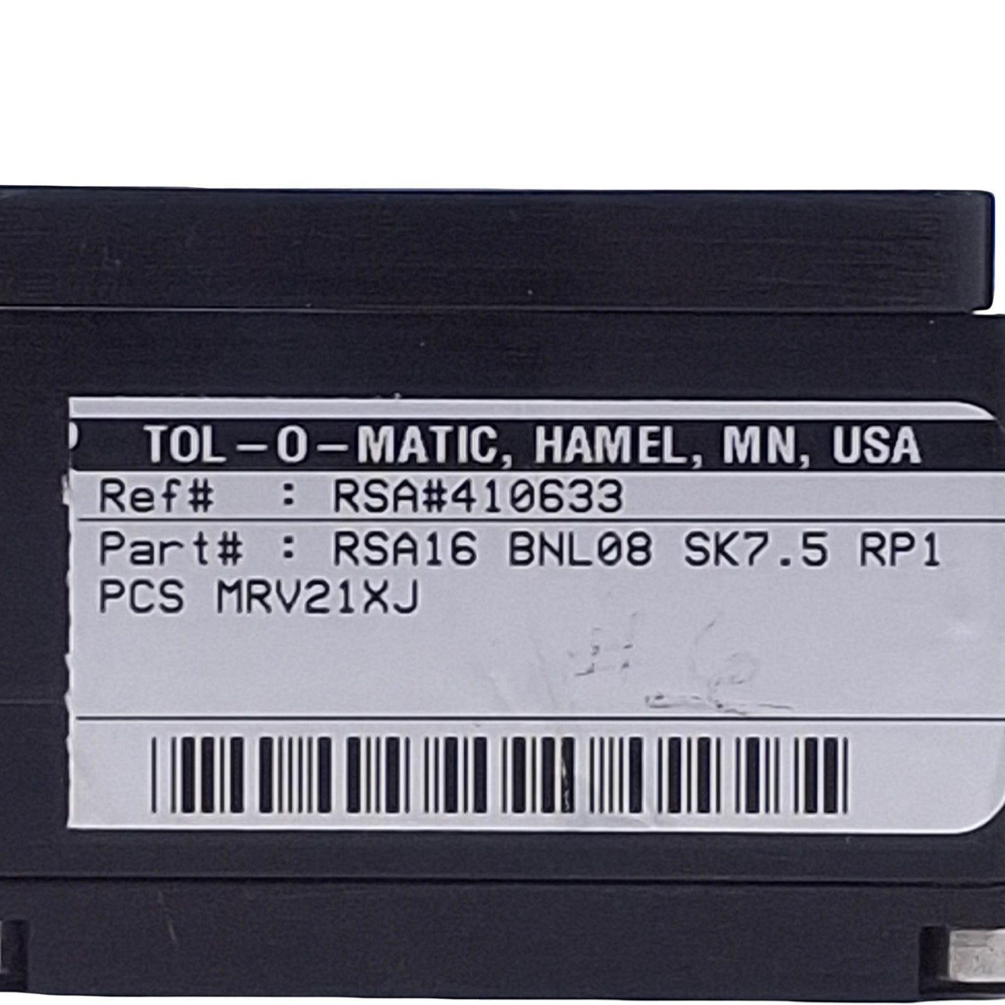 Used Tolomatic RSA16 BNL08 SK7.5 RP1 Electric Rod-Style Linear Actuator, 7.5" Stroke