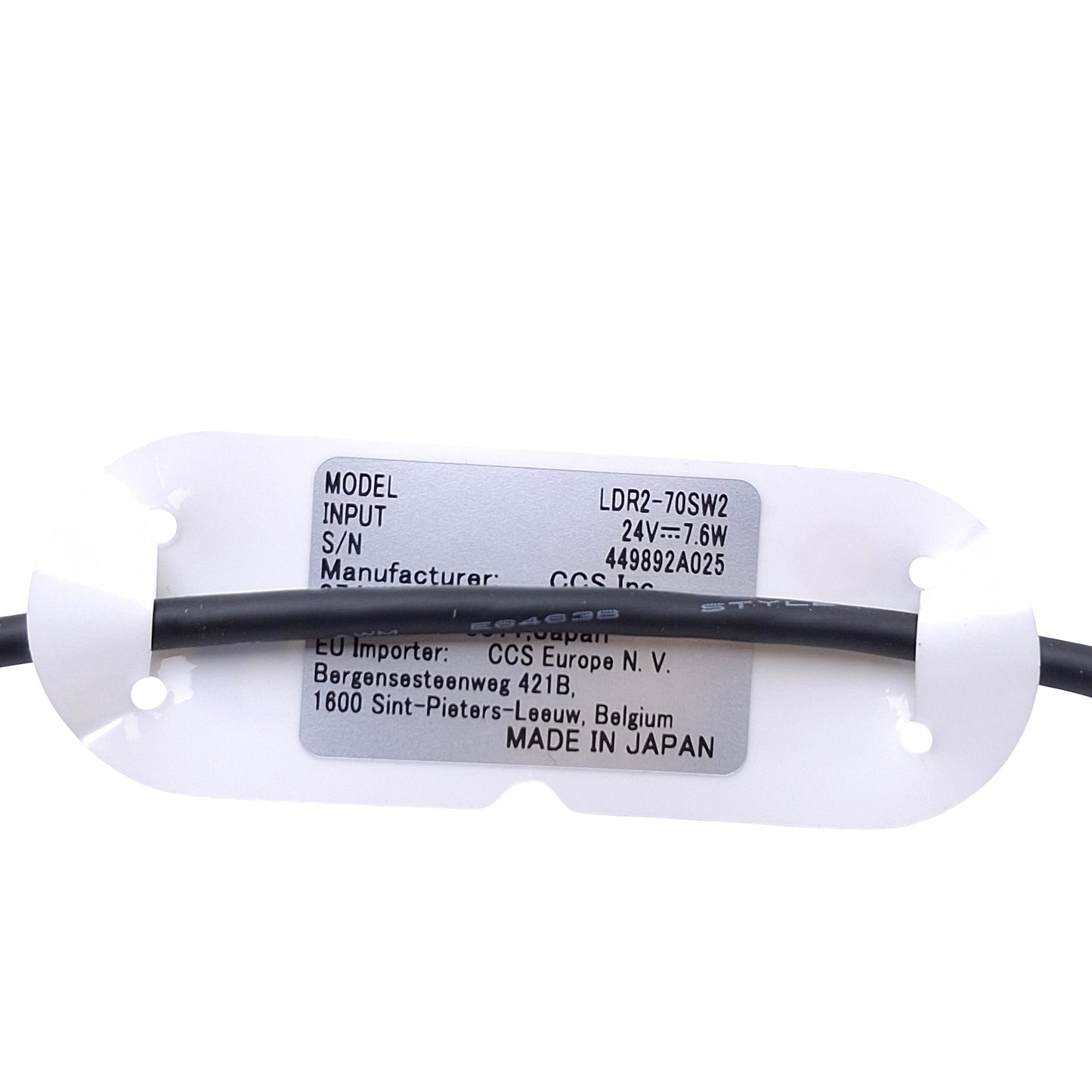 For parts or not working CCS LDR2-70SW2 Machine Vision Ring Light White 70mm OD, 35mm ID *Some Bad LEDs*