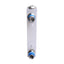 Used King Instruments 75303123C08 Acrylic Flowmeter, 1/2in NPT, 1-5 GPM Water, 125psi