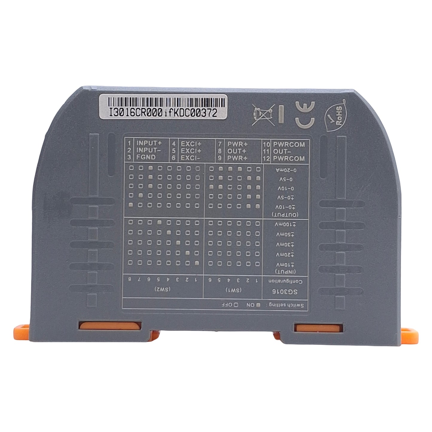 Used ICP CON SG-3016 Strain Gauge Input Module 10-30VDC Supply, DIN Rail Mount