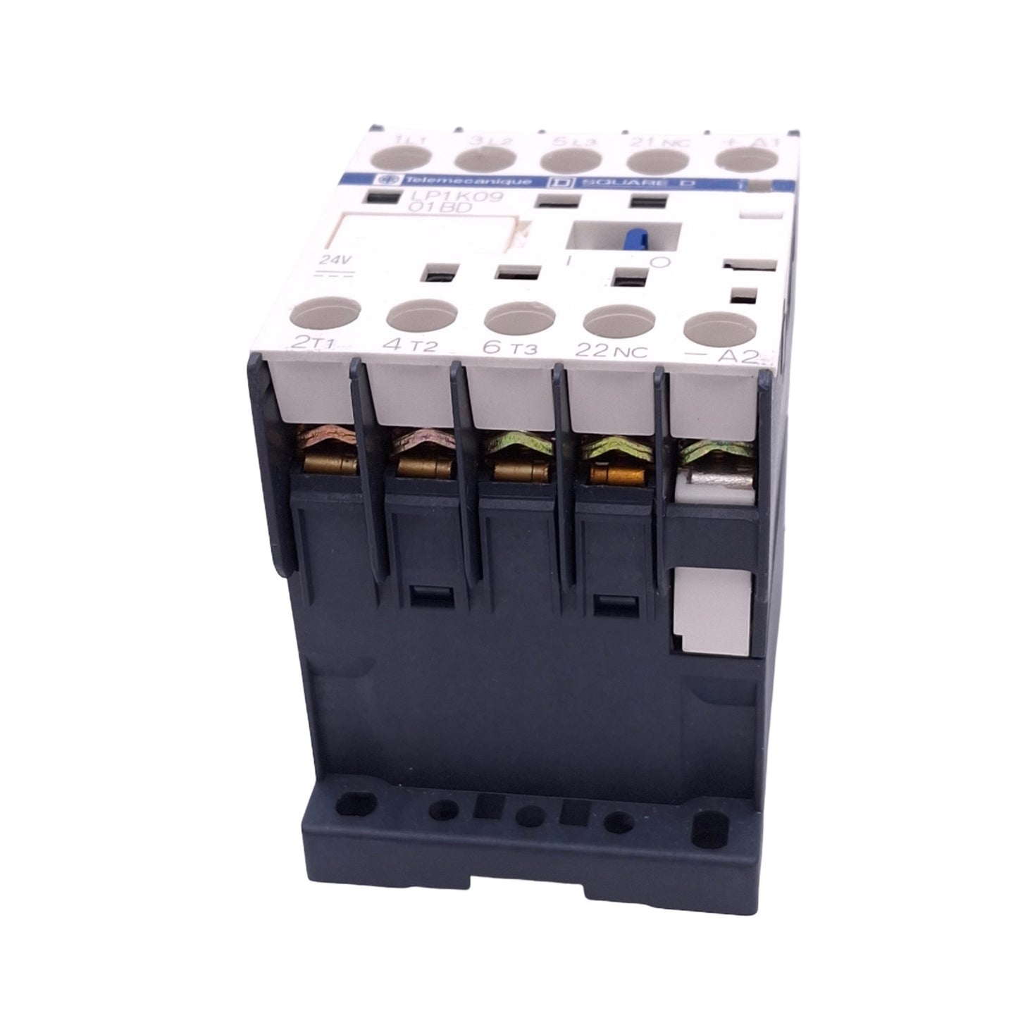 New – Open box Telemecanique LP1K0901BD Contactor, 3-Pole NO, 1NC Aux, 9A 4kW Max, 24VDC Coil