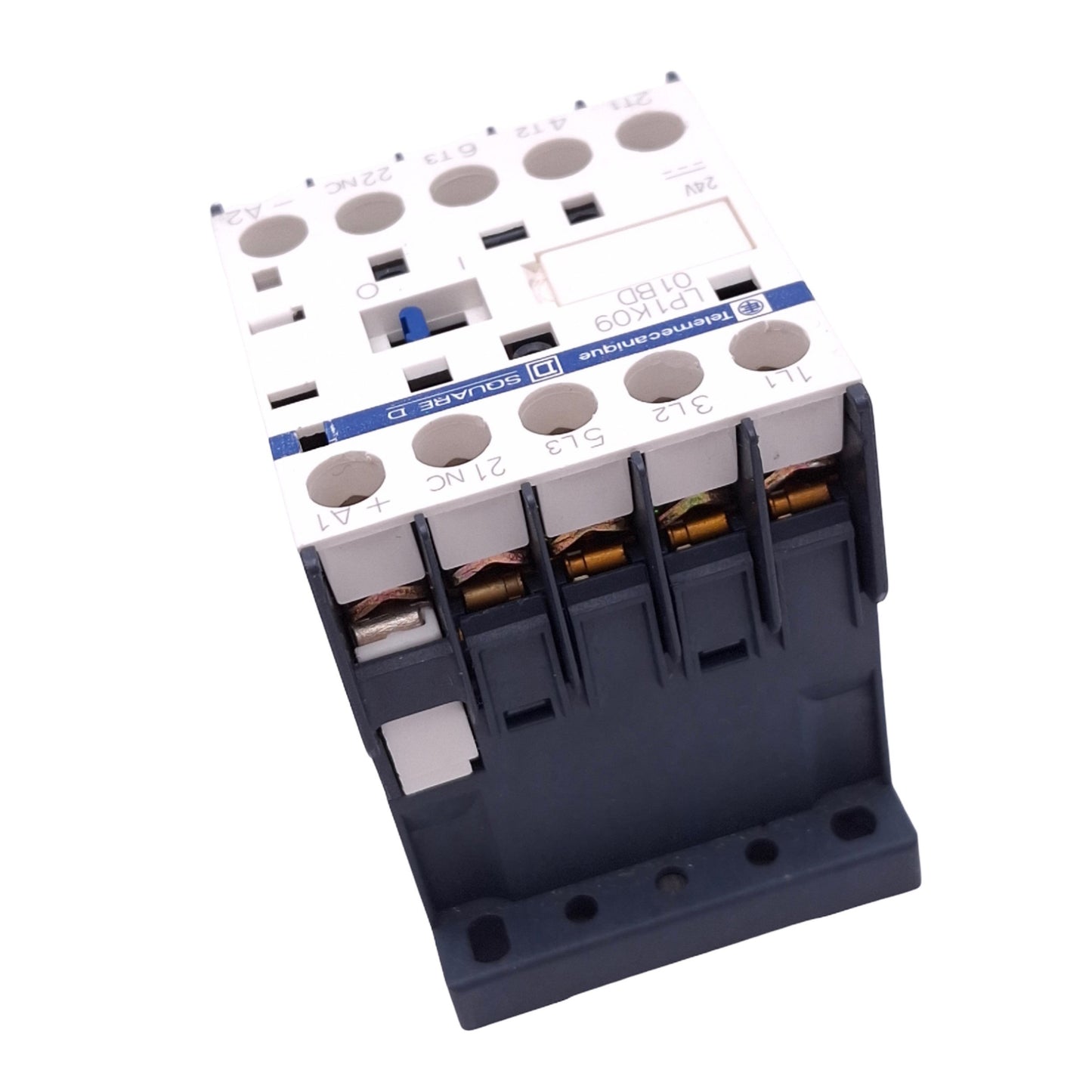 New – Open box Telemecanique LP1K0901BD Contactor, 3-Pole NO, 1NC Aux, 9A 4kW Max, 24VDC Coil