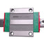 Used Hiwin HGW15 Linear Guideway w/ 15x220mm Rail, 61.4x47x24mm Block, 23.47kN Max