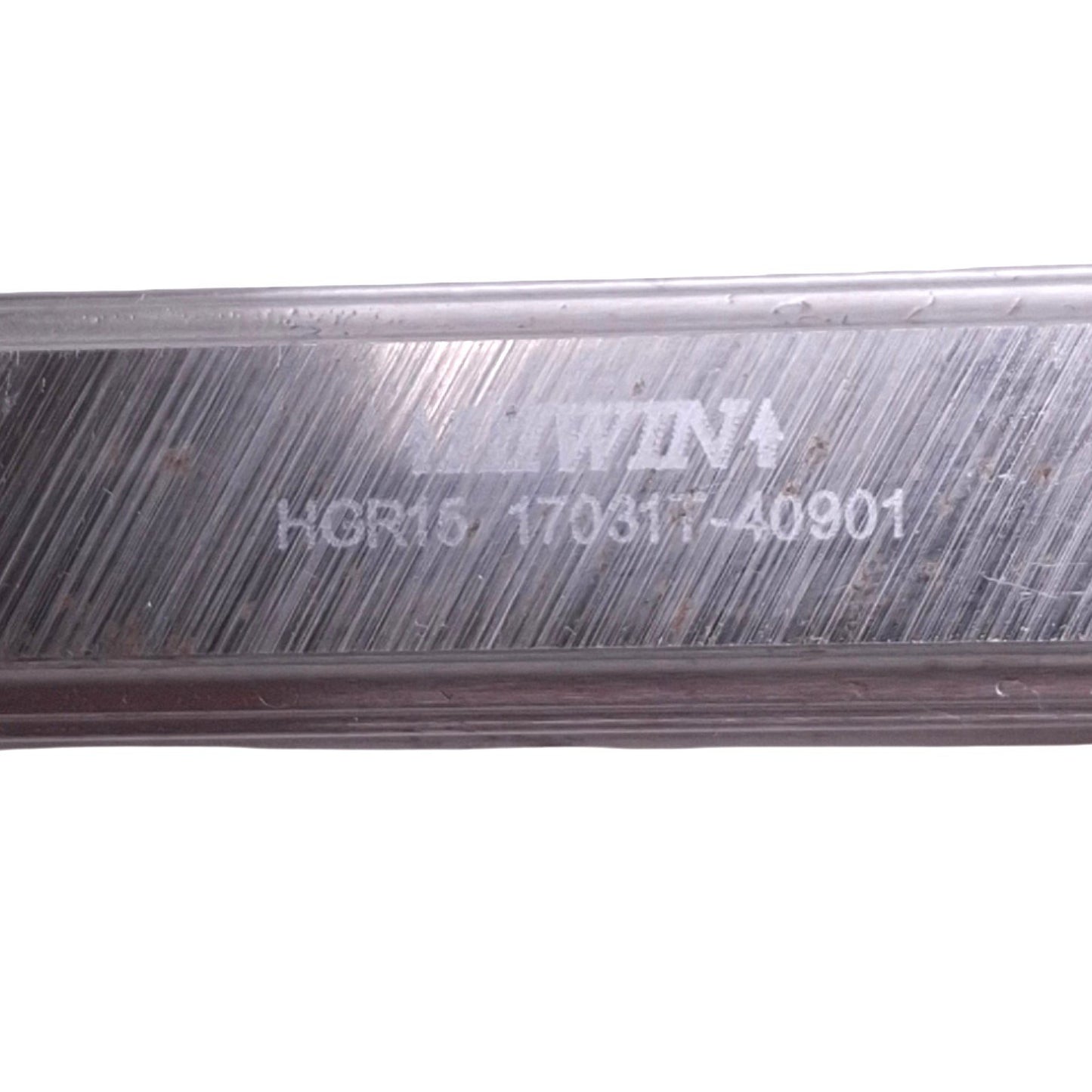 Used Hiwin HGW15 Linear Guideway w/ 15x220mm Rail, 61.4x47x24mm Block, 23.47kN Max
