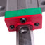 Used Hiwin HGW15 Linear Guideway w/ 15x220mm Rail, 61.4x47x24mm Block, 23.47kN Max