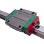 Used Hiwin HGW15 Linear Guideway w/ 15x220mm Rail, 61.4x47x24mm Block, 23.47kN Max
