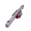 Used Hiwin HGW15 Linear Guideway w/ 15x220mm Rail, 61.4x47x24mm Block, 23.47kN Max