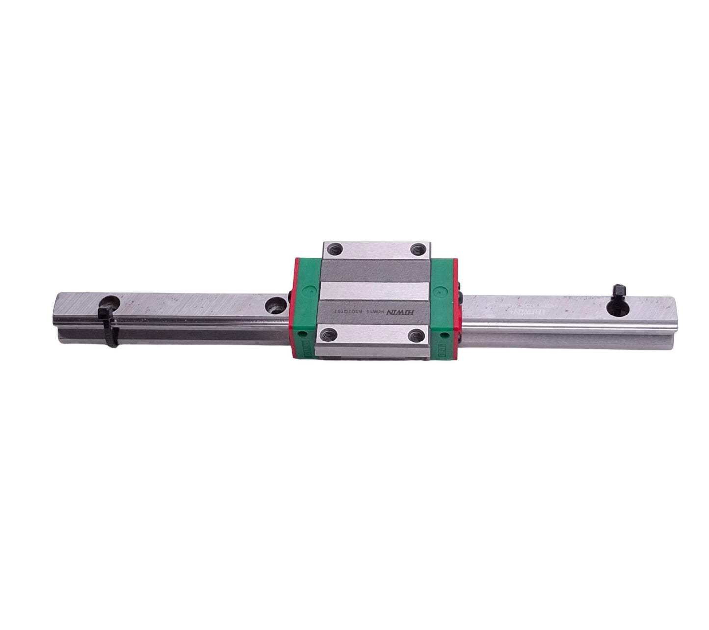 Used Hiwin HGW15 Linear Guideway w/ 15x220mm Rail, 61.4x47x24mm Block, 23.47kN Max