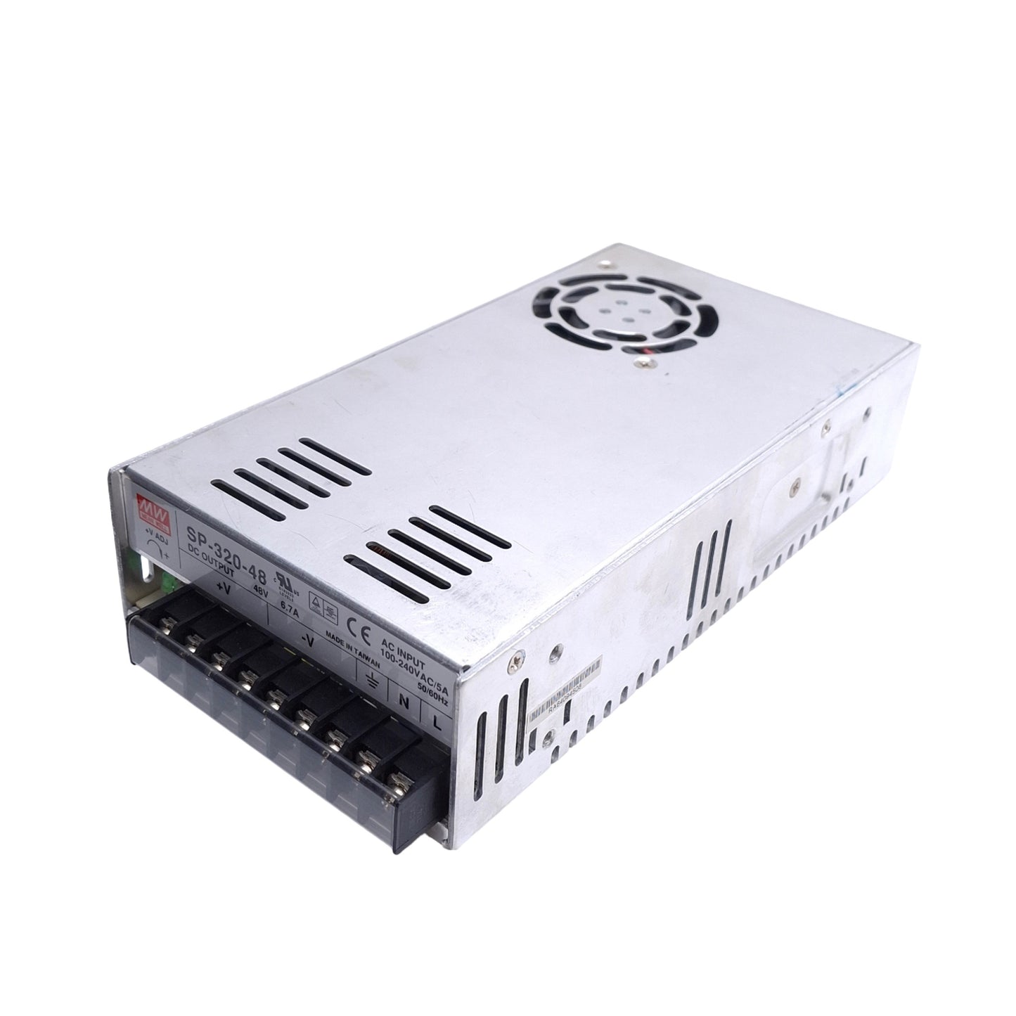 Used Mean Well SP-320-48 Power Supply, 100-240VAC 5A Input, 48VDC 6.7A Out, 320W
