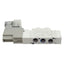 Used SMC SY5120-5DZ-01T-F2 Solenoid Valve, 5/2-Way, 1/8" NPT, 0.15-0.7MPa, 24VDC Coil