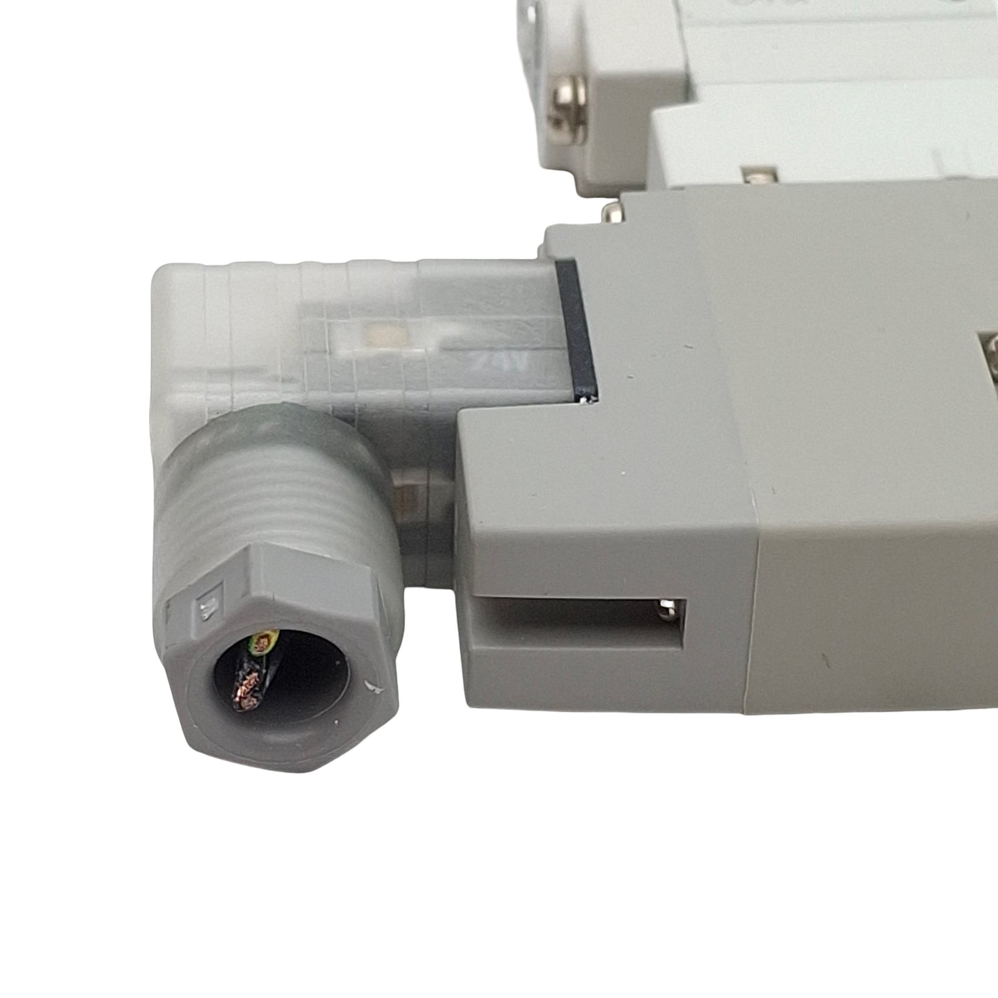 Used SMC SY5120-5DZ-01T-F2 Solenoid Valve, 5/2-Way, 1/8" NPT, 0.15-0.7MPa, 24VDC Coil