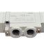 Used SMC SY5120-5DZ-01T-F2 Solenoid Valve, 5/2-Way, 1/8" NPT, 0.15-0.7MPa, 24VDC Coil