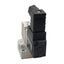 Used SMC NVKF334V-5D-01T Solenoid Valve 3/2-Way, 1/8" NPT, -100KPa~100psi, 24VDC Coil