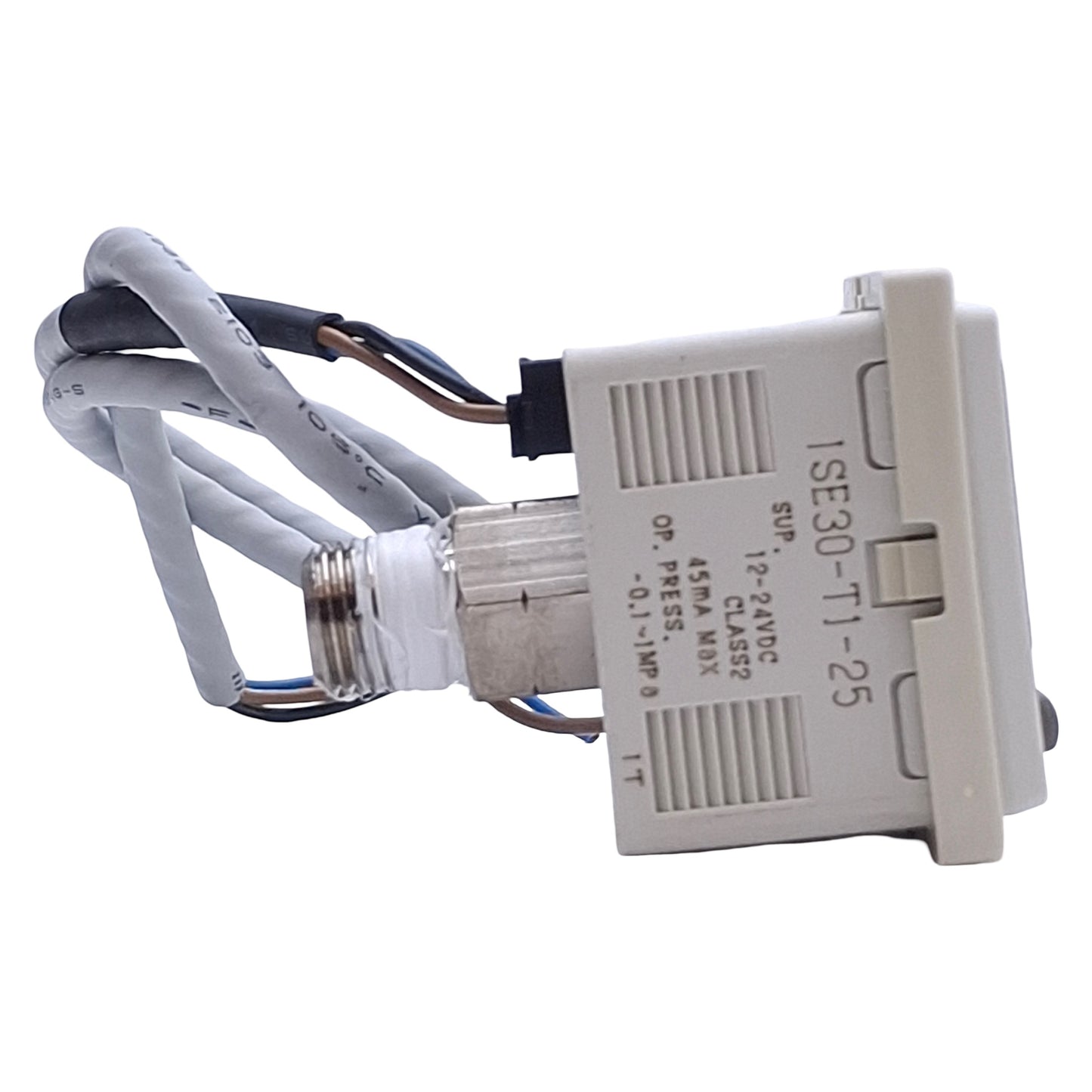Used SMC ISE30-T1-25 Digital Vacuum Pressure Switch, -0.1~1MPa, 1/8in NPT, 12-24VDC