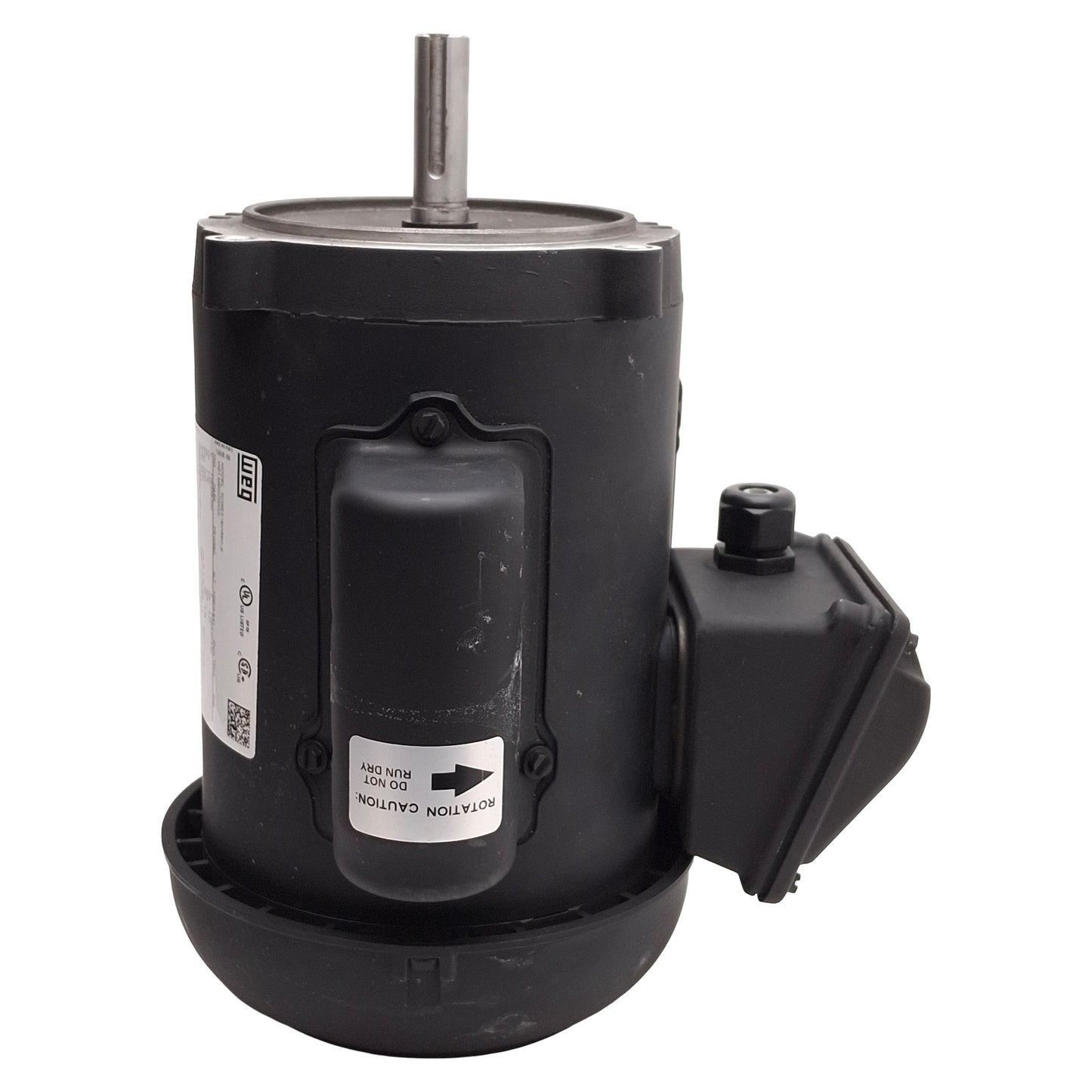 Used WEG .5036ES1BW56C-S AC Motor, 0.37kW / 0.50HP, 115/208-230VAC, NEMA W56C