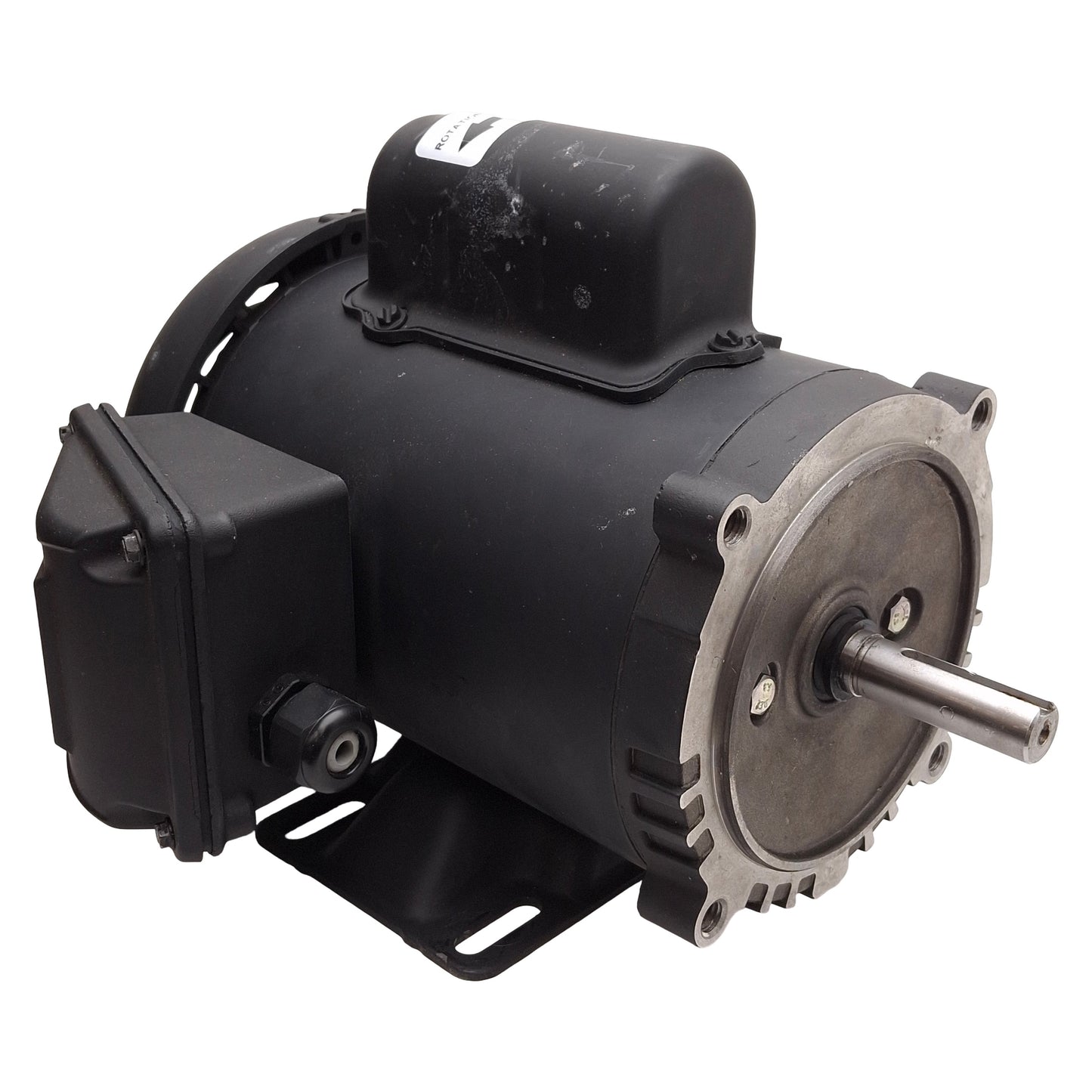 Used WEG .5036ES1BW56C-S AC Motor, 0.37kW / 0.50HP, 115/208-230VAC, NEMA W56C