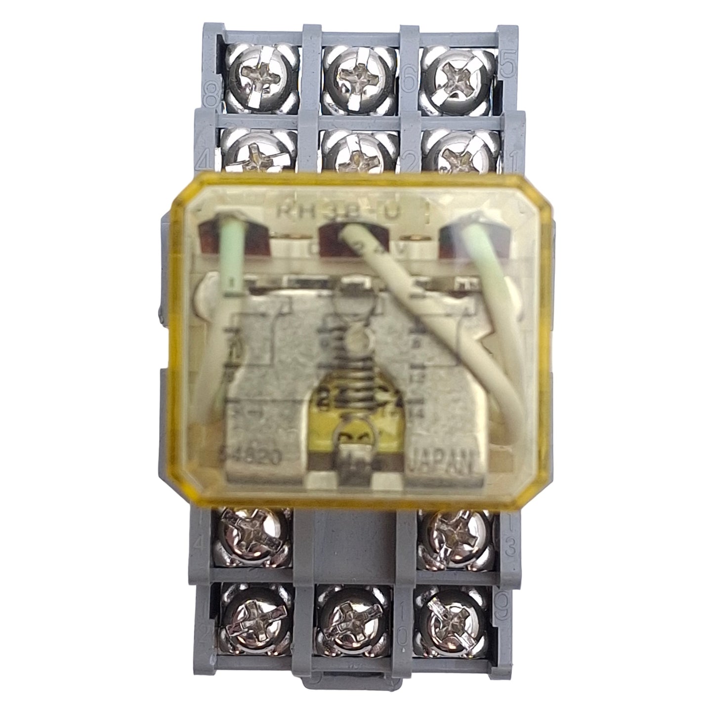 Used Lot of 3 Idec RH3B-U DC24V Ice Cube Relays 10A, 24VDC Coil w/ SH3B-05C Socket