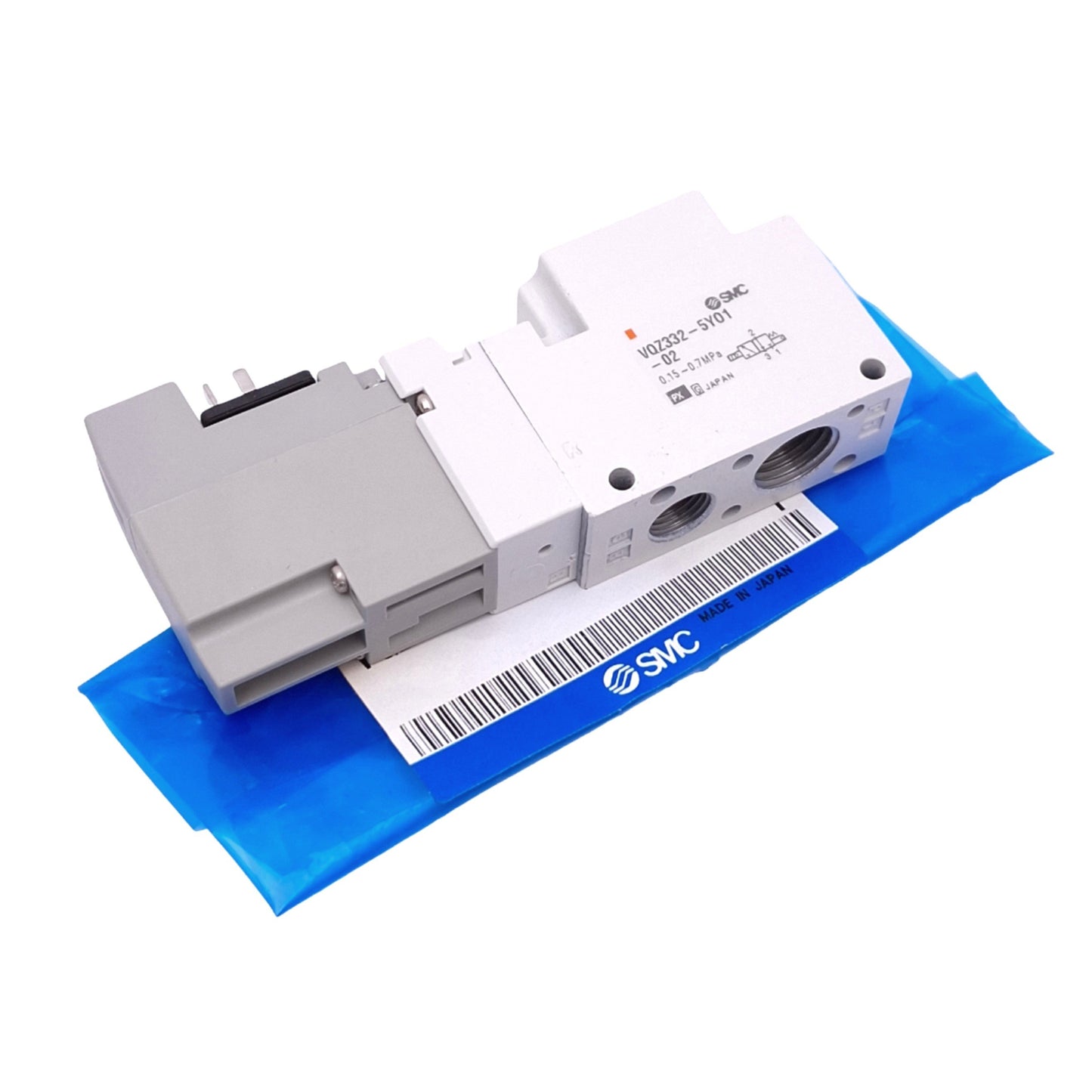 New SMC VQZ332-5YO1-02 Solenoid Valve, 3-Port 2-Position NC, 0.7MPa, 24VDC Coil
