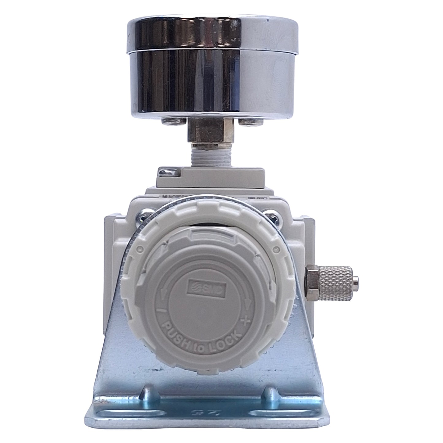 Used SMC 10-AR25-N02BG-Z-B Pneumatic Regulator 0.05-0.85MPa Set, 1.0MPa Max, 1/4" NPT