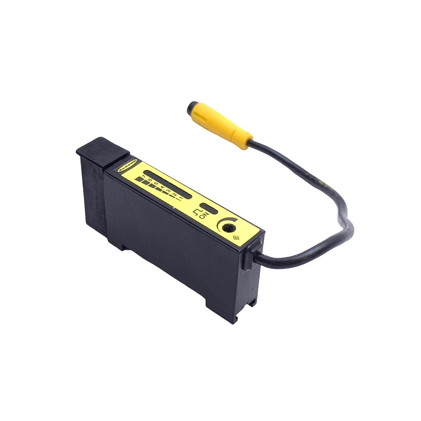 Used Banner D12SN6FPQ Fiber Optic Sensor, Voltage: 10-30VDC, Output: NPN 150mA