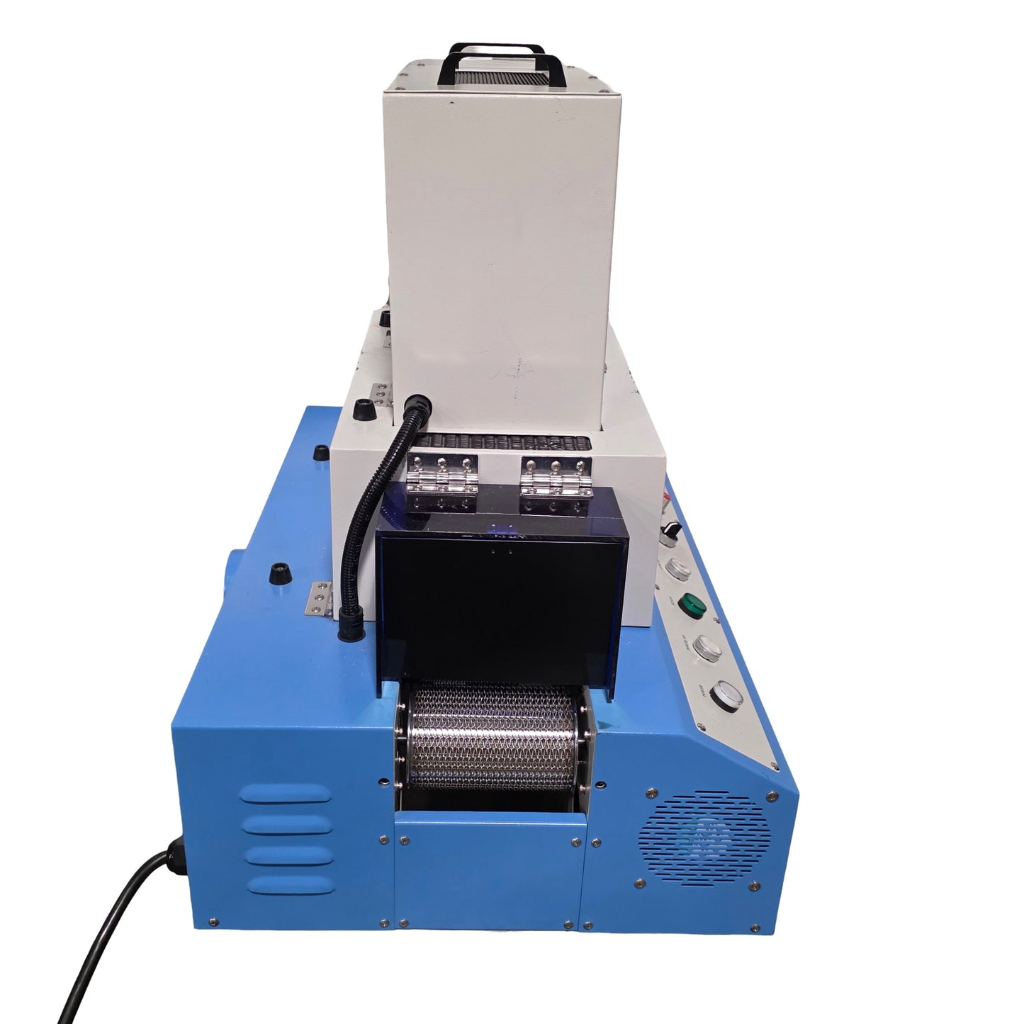 Used Loctite ZETA 7610 Benchtop UV Conveyor Curing System 300WPI 30"L x 6"W Belt 120V