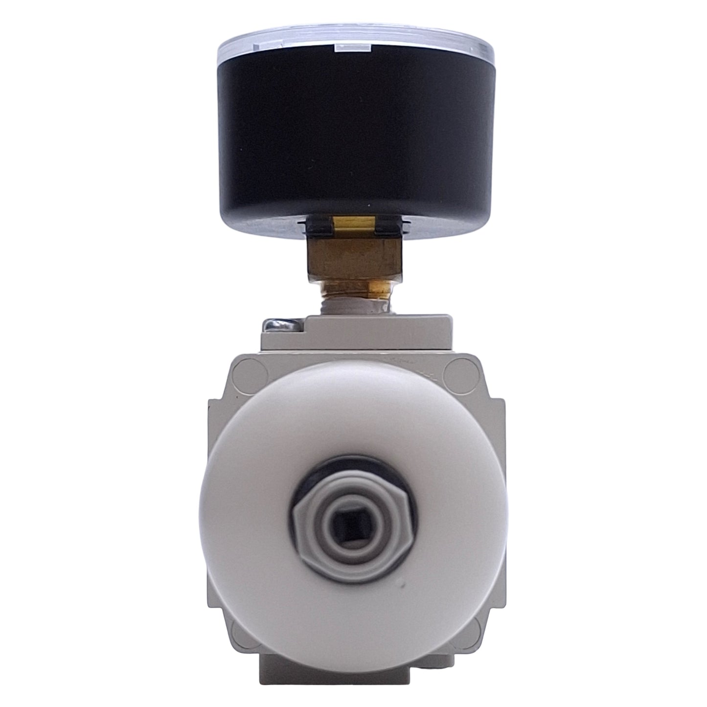 Used SMC AW20-N02-CZ-B Filter/Regulator, 1/4" NPT, 7-125psi, With 0-160psi Gauge
