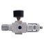 Used SMC AW20-N02-CZ-B Filter/Regulator, 1/4" NPT, 7-125psi, With 0-160psi Gauge