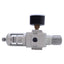 Used SMC AW20-N02-CZ-B Filter/Regulator, 1/4" NPT, 7-125psi, With 0-160psi Gauge
