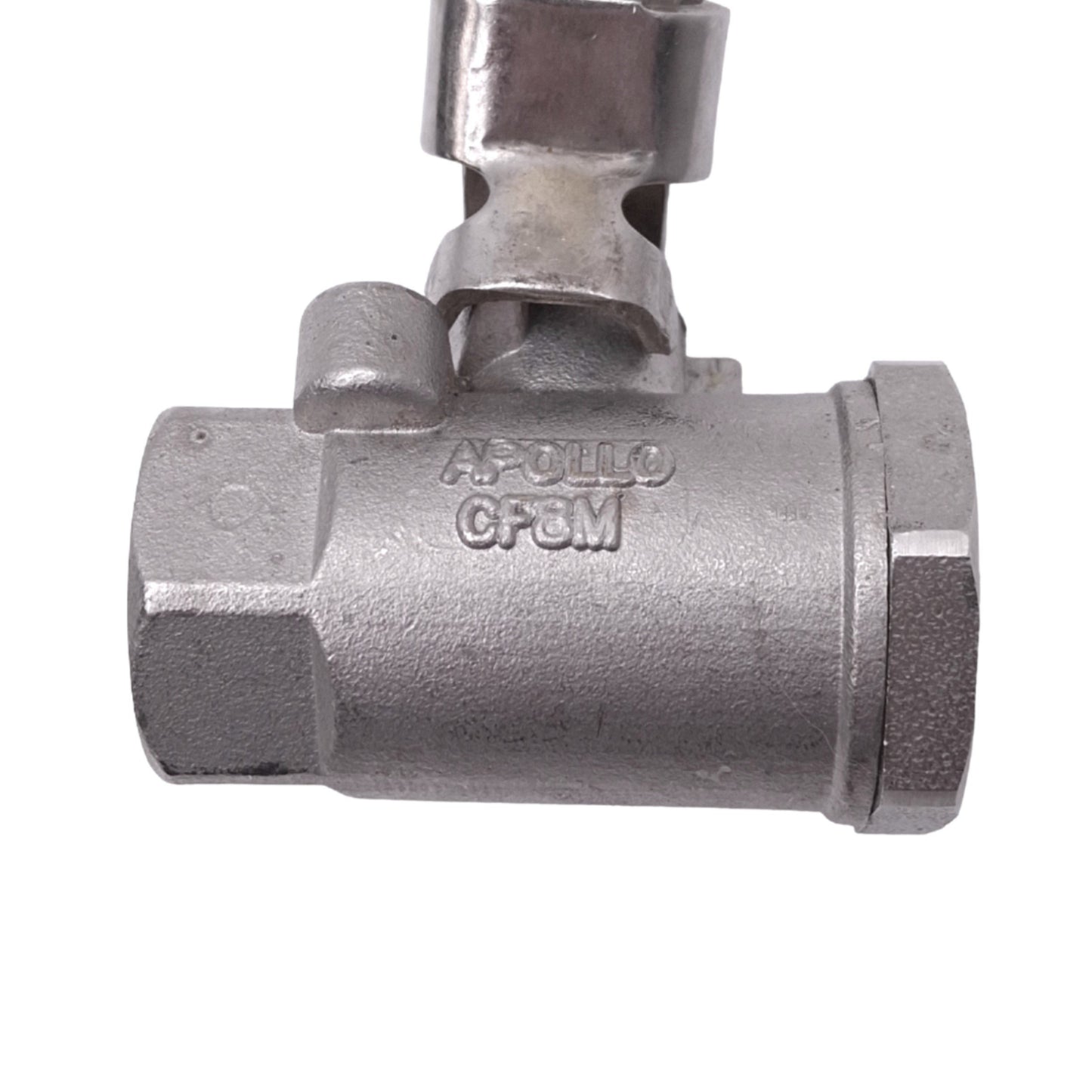 Used Apollo 76-103-27 Stainless Steel Manual Ball Valve, 1/2in NPT, 2000psi CWP