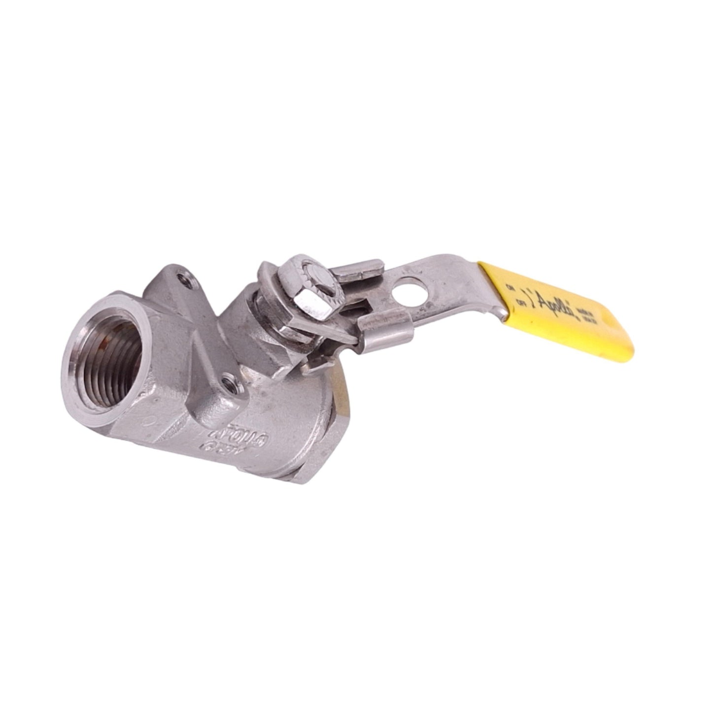 Used Apollo 76-103-27 Stainless Steel Manual Ball Valve, 1/2in NPT, 2000psi CWP