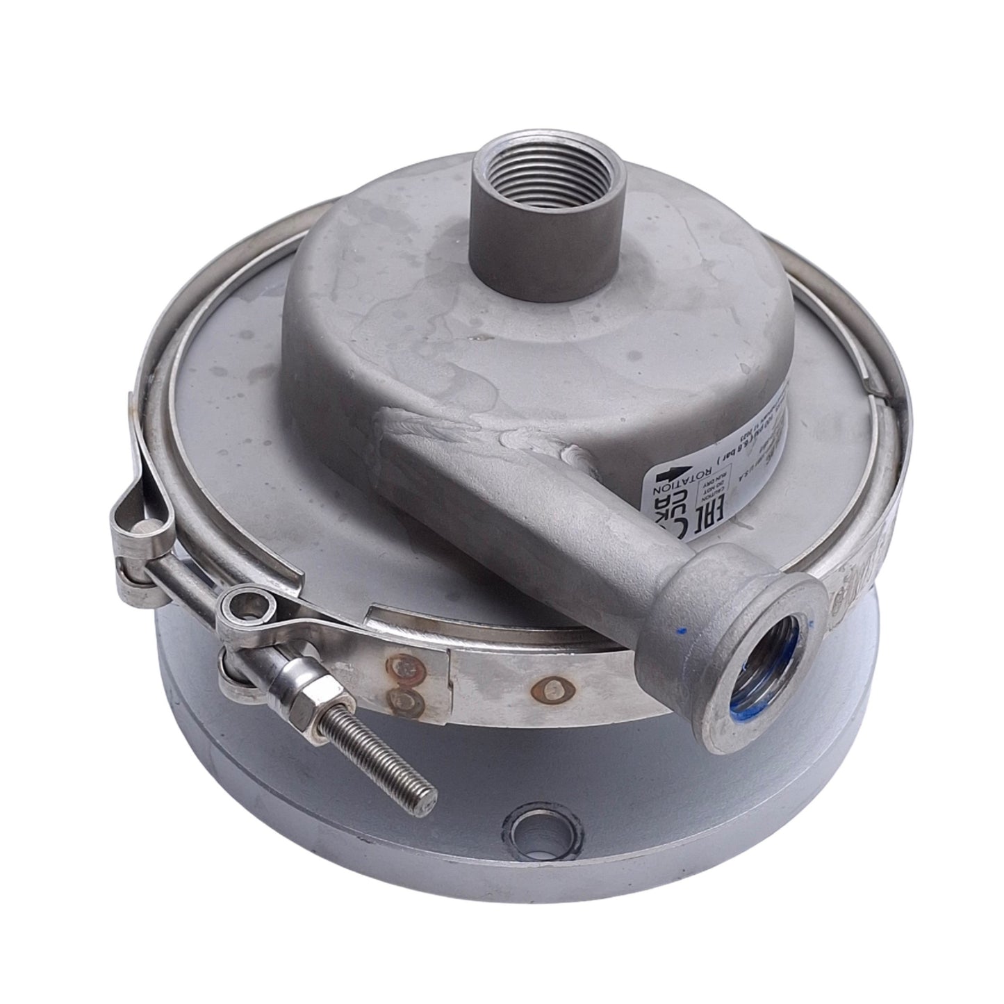 Used Finish Thompson AC4STS1V320B01C08 Centrifugal Pump Head 100psi, 39GPM, 56C Frame