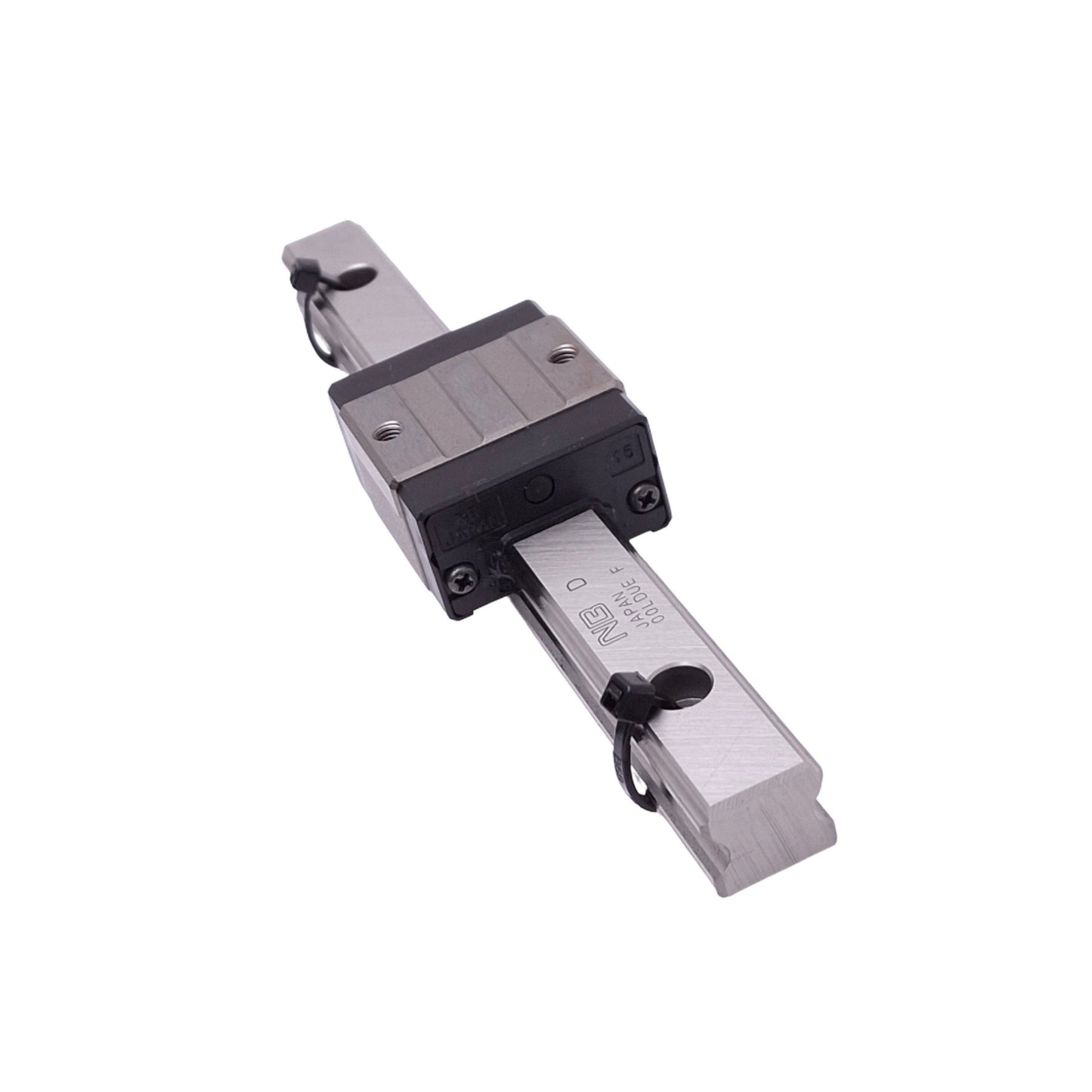 Used Nippon Bearing SGL15F Linear Bearing Slide Guide w/ 15x160mm Rail, 9.45kN Max