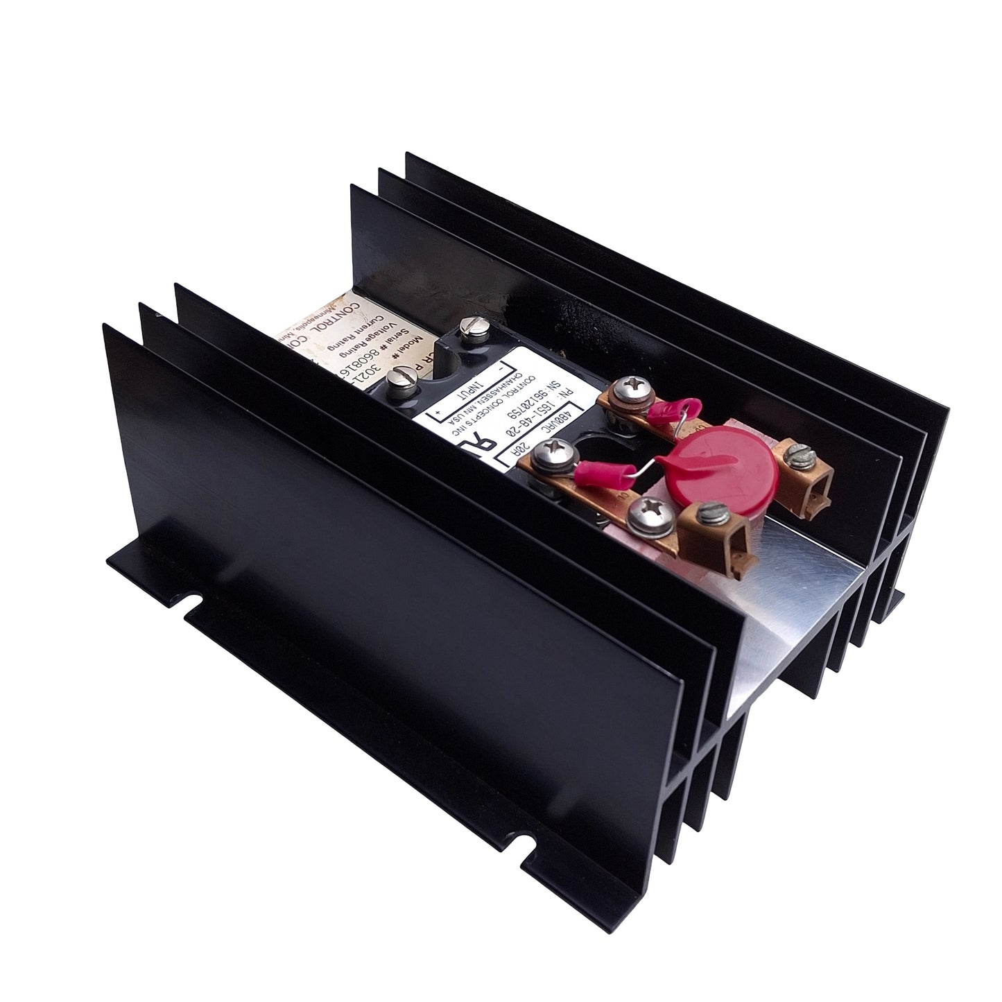 Used Control Concepts 0321-48-20 SCR Heat Sink For Power Controller, 480VAC 20A