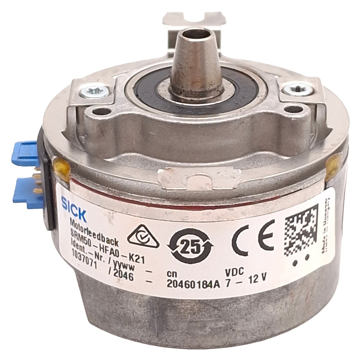 Used Sick SRM50-HFA0-K21 Rotary Hiperface Encoder, 1024ppr, 6000rpm, 7-12VDC
