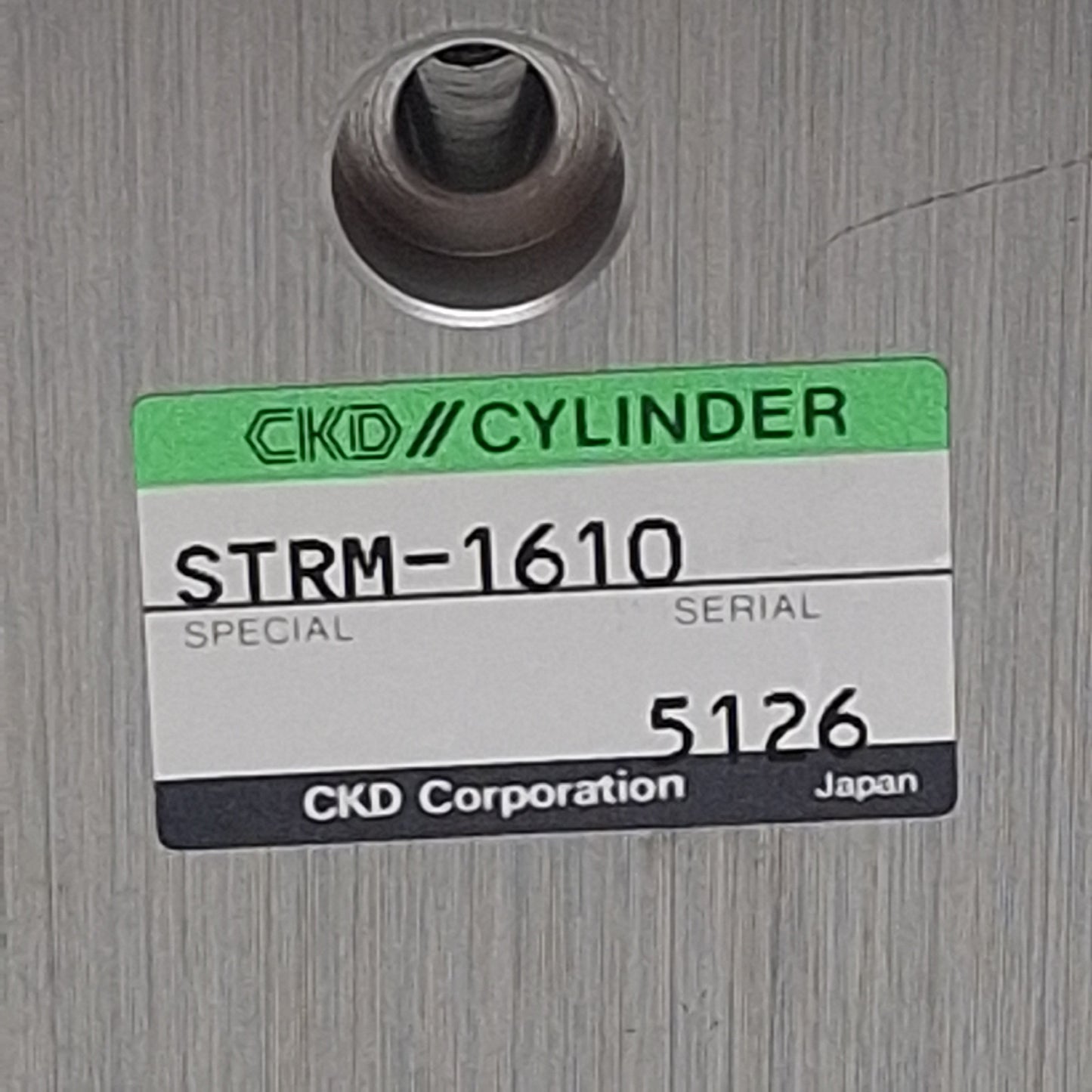 New CKD STRM-1610 Pneumatic Twin Rod Guided Cylinder ø16mm Bore, 10mm Stroke, M5x0.8