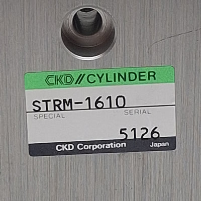 New CKD STRM-1610 Pneumatic Twin Rod Guided Cylinder ø16mm Bore, 10mm Stroke, M5x0.8