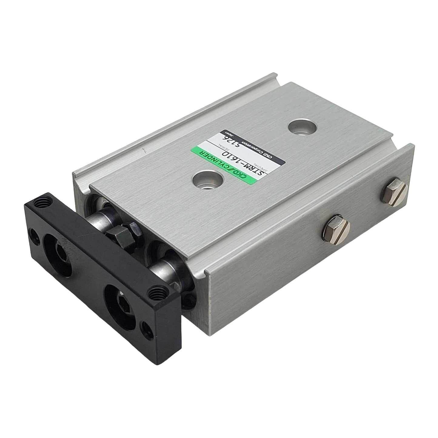 New CKD STRM-1610 Pneumatic Twin Rod Guided Cylinder ø16mm Bore, 10mm Stroke, M5x0.8